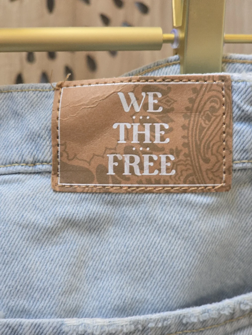 NWOT We The Free Tinsley Baggy High Rise Straight Leg Jeans - Picture 10 of 13